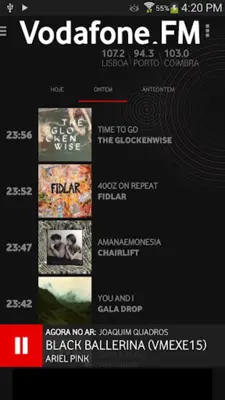 Vodafone FM android App screenshot 1